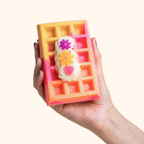 The Sass Bar Love is in Air Waffle Soap